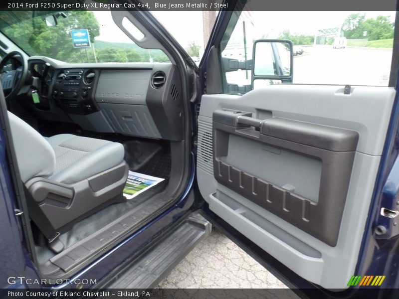 Blue Jeans Metallic / Steel 2014 Ford F250 Super Duty XL Regular Cab 4x4