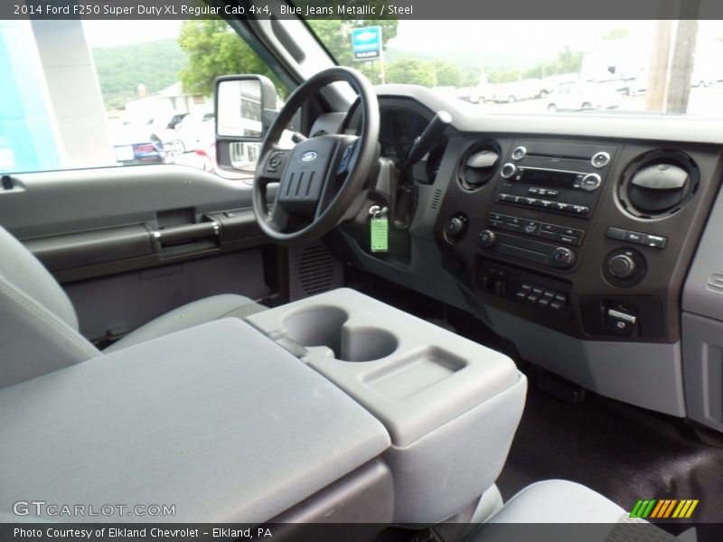 Blue Jeans Metallic / Steel 2014 Ford F250 Super Duty XL Regular Cab 4x4