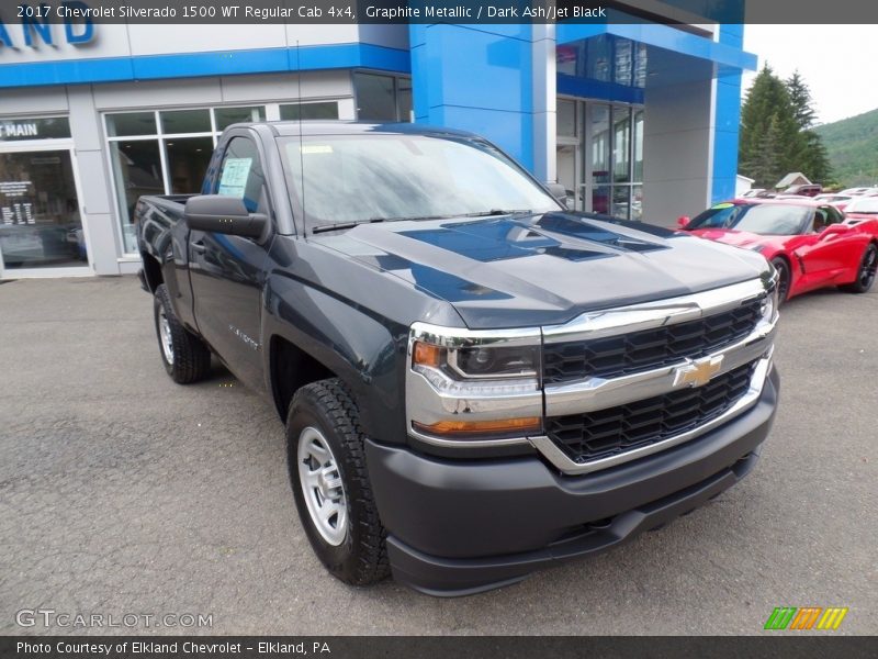 Graphite Metallic / Dark Ash/Jet Black 2017 Chevrolet Silverado 1500 WT Regular Cab 4x4