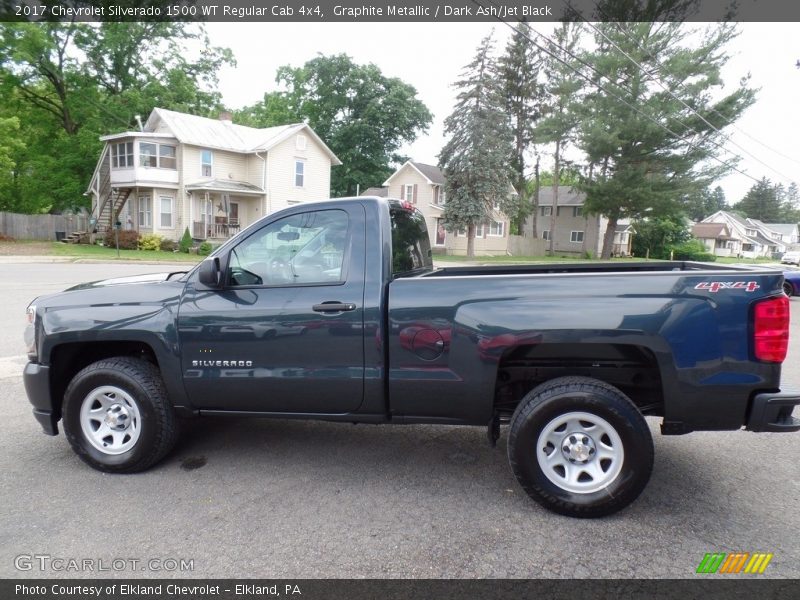 Graphite Metallic / Dark Ash/Jet Black 2017 Chevrolet Silverado 1500 WT Regular Cab 4x4