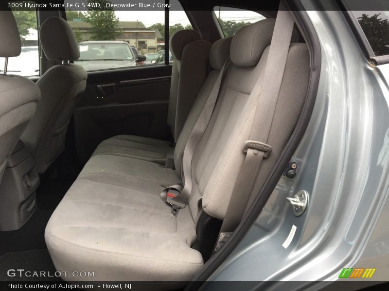 Deepwater Blue / Gray 2009 Hyundai Santa Fe GLS 4WD