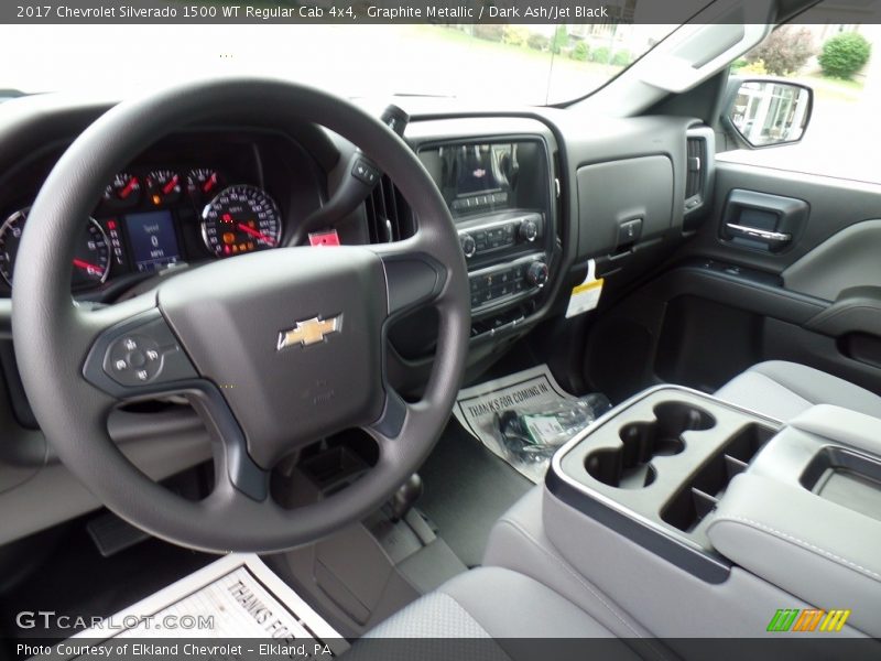 Graphite Metallic / Dark Ash/Jet Black 2017 Chevrolet Silverado 1500 WT Regular Cab 4x4