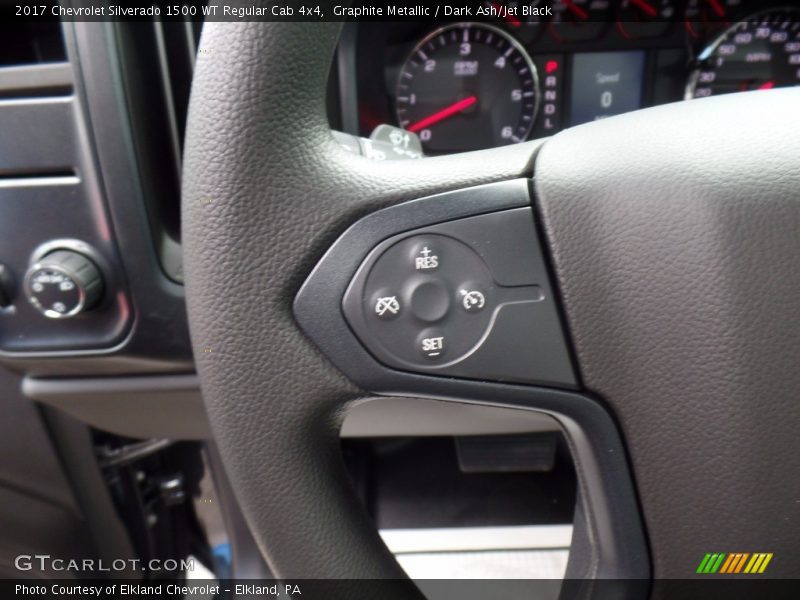 Graphite Metallic / Dark Ash/Jet Black 2017 Chevrolet Silverado 1500 WT Regular Cab 4x4