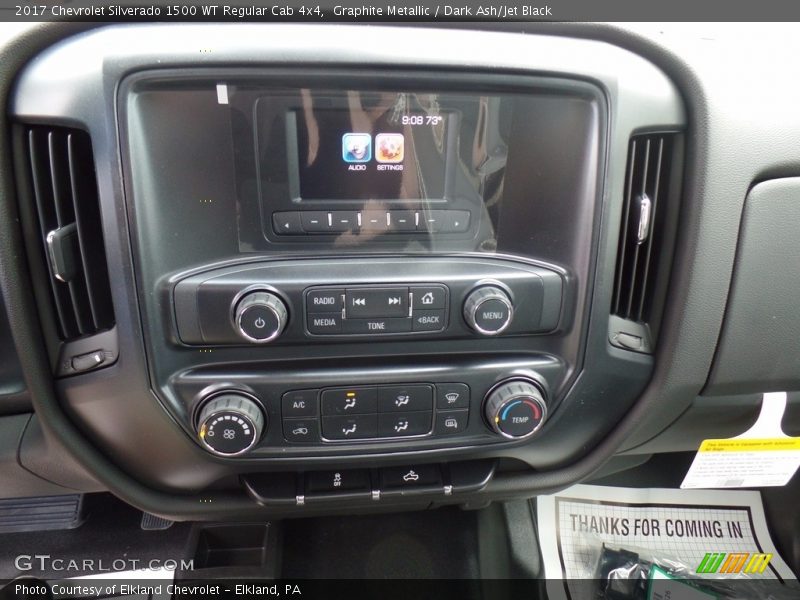 Graphite Metallic / Dark Ash/Jet Black 2017 Chevrolet Silverado 1500 WT Regular Cab 4x4