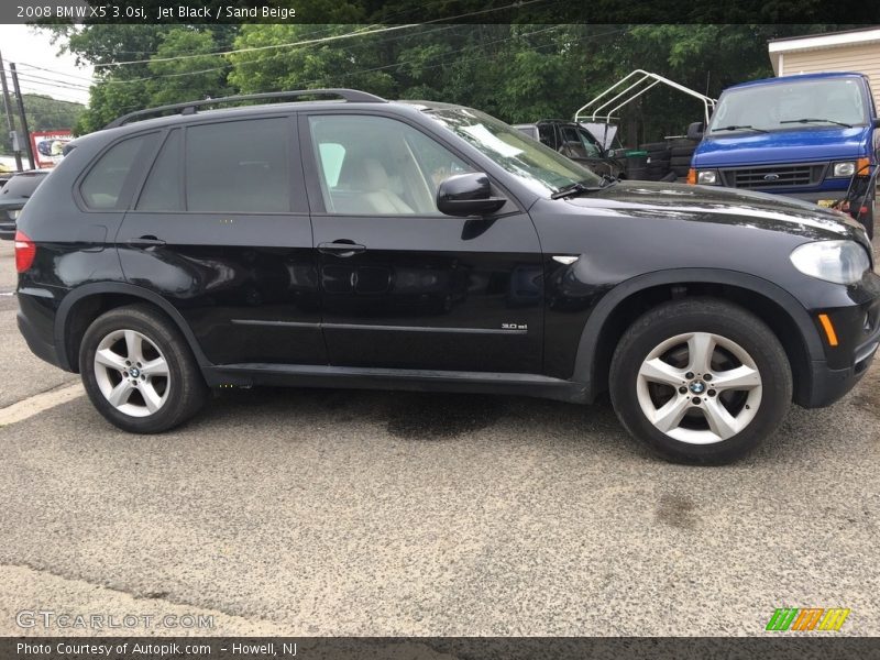 Jet Black / Sand Beige 2008 BMW X5 3.0si