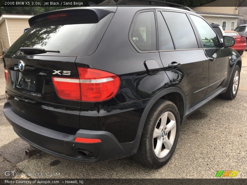 Jet Black / Sand Beige 2008 BMW X5 3.0si