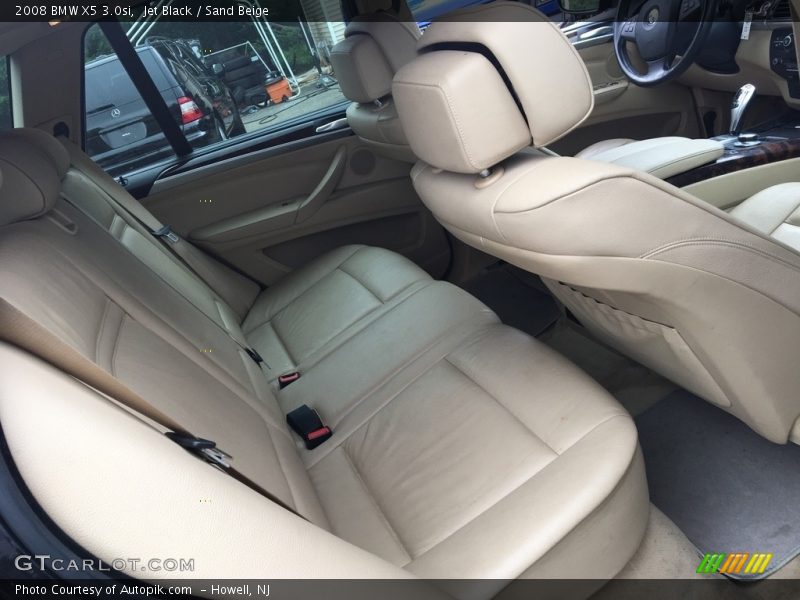 Jet Black / Sand Beige 2008 BMW X5 3.0si
