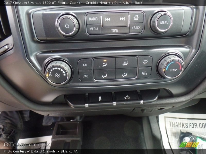 Graphite Metallic / Dark Ash/Jet Black 2017 Chevrolet Silverado 1500 WT Regular Cab 4x4