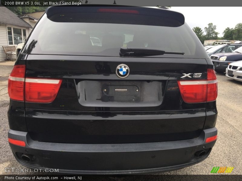 Jet Black / Sand Beige 2008 BMW X5 3.0si