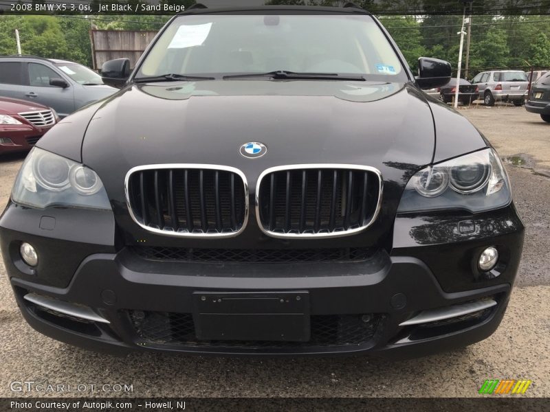 Jet Black / Sand Beige 2008 BMW X5 3.0si