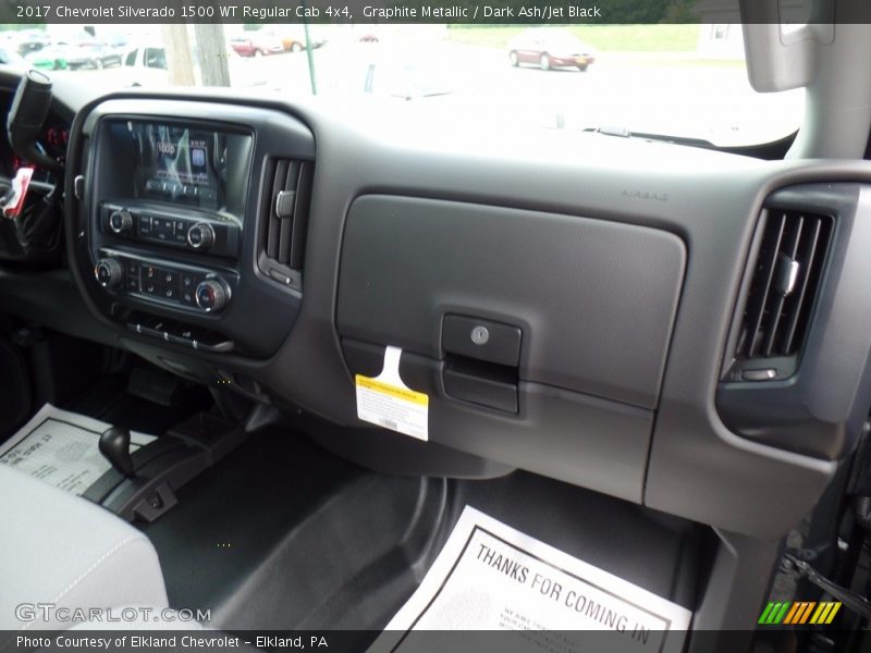 Graphite Metallic / Dark Ash/Jet Black 2017 Chevrolet Silverado 1500 WT Regular Cab 4x4