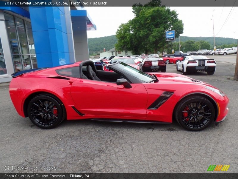 Torch Red / Jet Black 2017 Chevrolet Corvette Z06 Coupe
