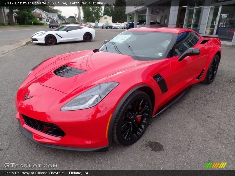 Front 3/4 View of 2017 Corvette Z06 Coupe