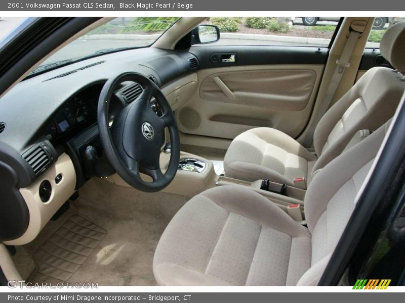 Black Magic Pearl / Beige 2001 Volkswagen Passat GLS Sedan