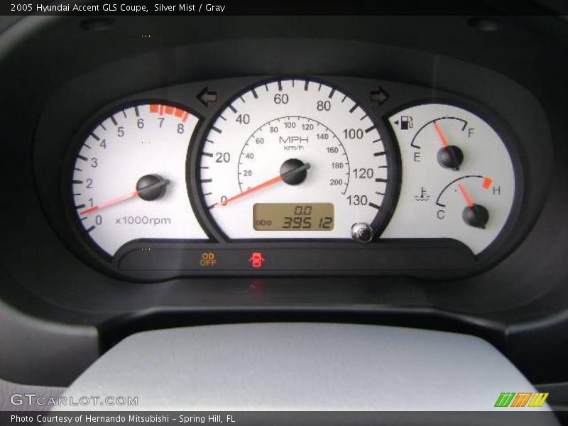 Silver Mist / Gray 2005 Hyundai Accent GLS Coupe