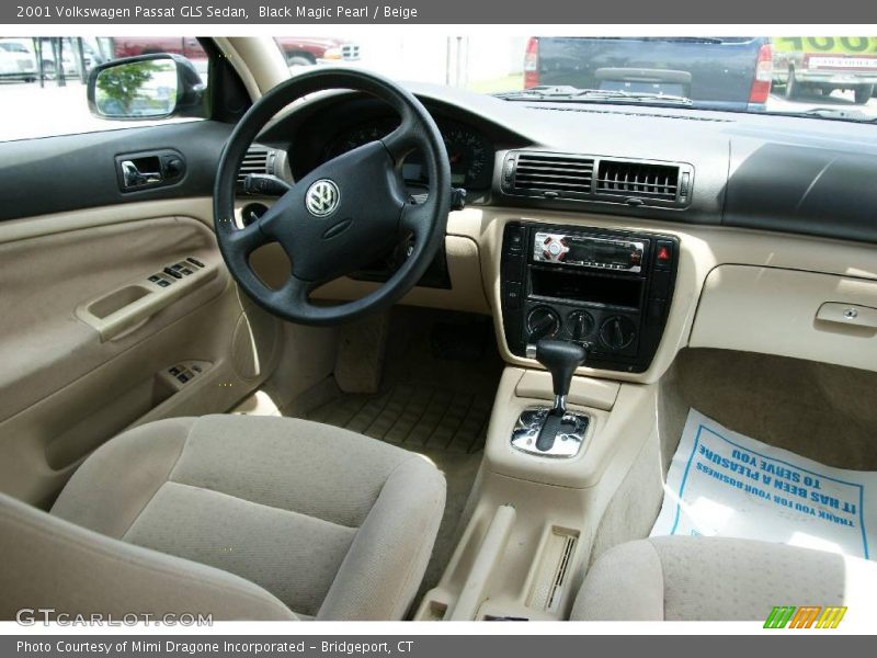 Black Magic Pearl / Beige 2001 Volkswagen Passat GLS Sedan