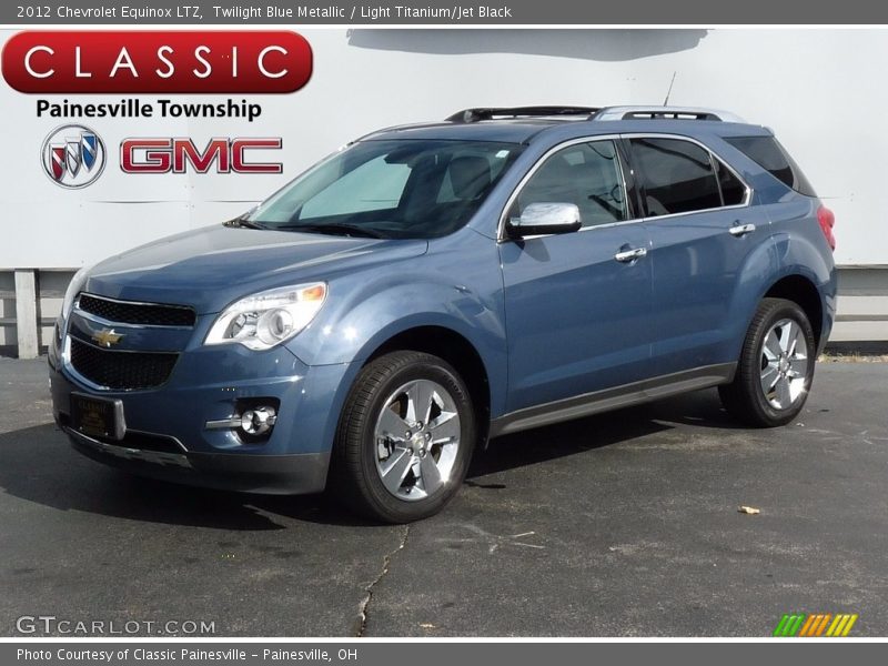 Twilight Blue Metallic / Light Titanium/Jet Black 2012 Chevrolet Equinox LTZ