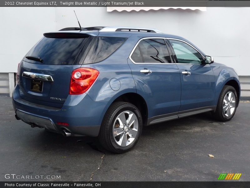 Twilight Blue Metallic / Light Titanium/Jet Black 2012 Chevrolet Equinox LTZ