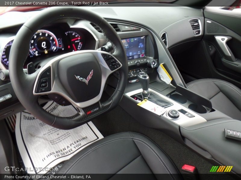  2017 Corvette Z06 Coupe Jet Black Interior