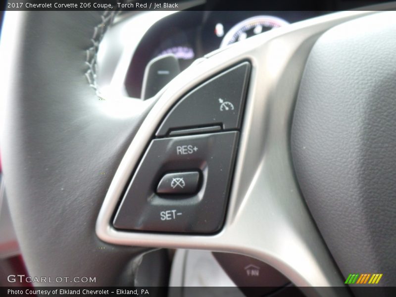 Controls of 2017 Corvette Z06 Coupe