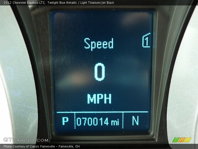 Twilight Blue Metallic / Light Titanium/Jet Black 2012 Chevrolet Equinox LTZ