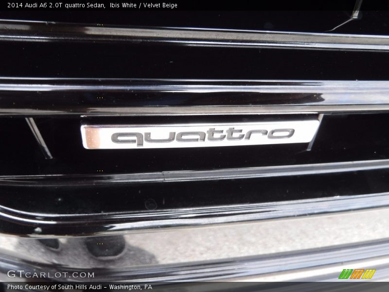 Ibis White / Velvet Beige 2014 Audi A6 2.0T quattro Sedan