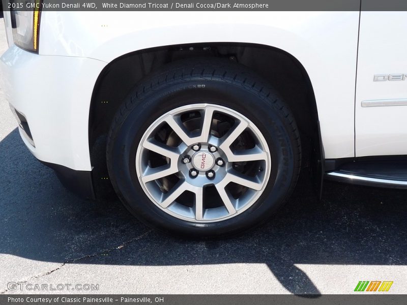 White Diamond Tricoat / Denali Cocoa/Dark Atmosphere 2015 GMC Yukon Denali 4WD