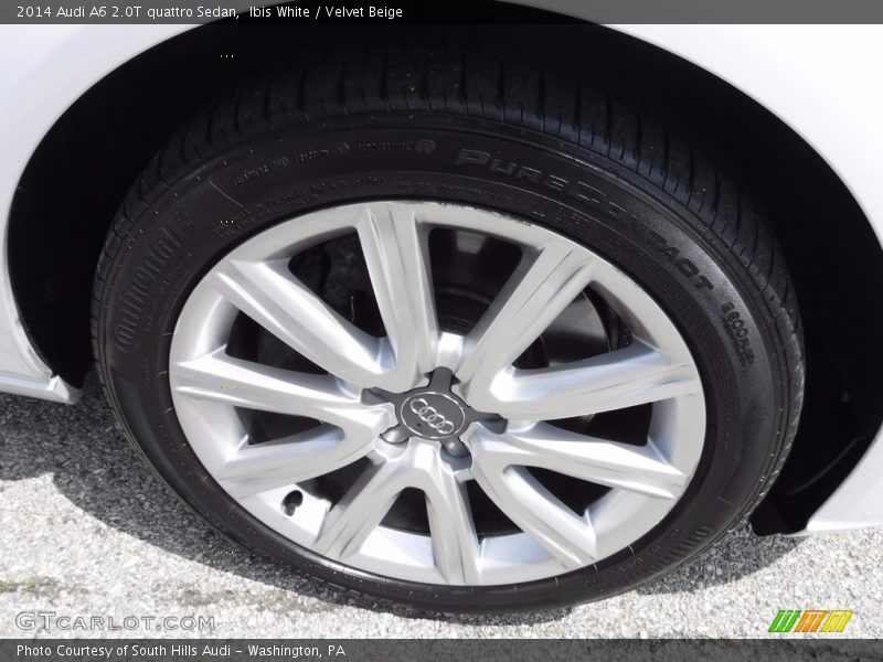 Ibis White / Velvet Beige 2014 Audi A6 2.0T quattro Sedan