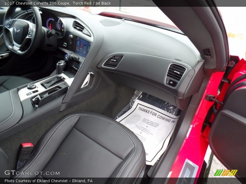 Dashboard of 2017 Corvette Z06 Coupe