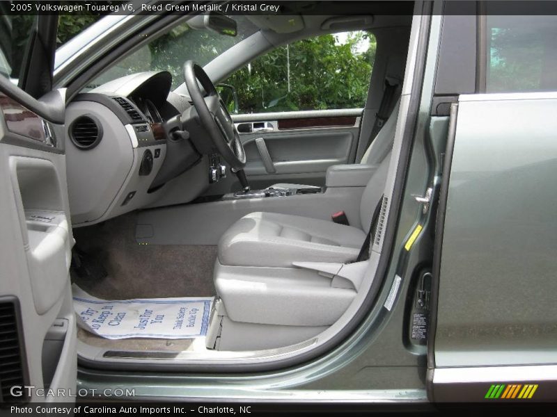 Reed Green Metallic / Kristal Grey 2005 Volkswagen Touareg V6