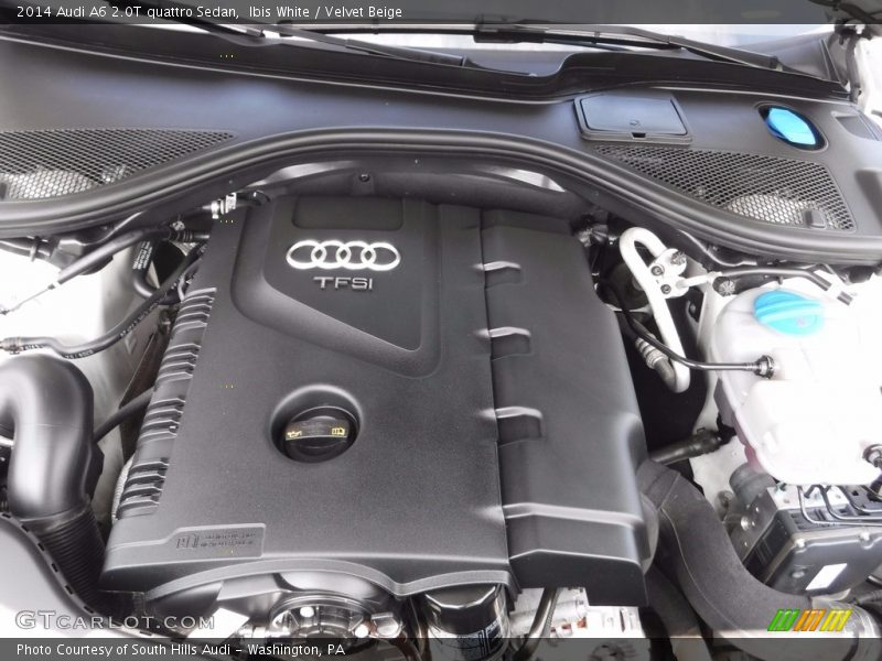 Ibis White / Velvet Beige 2014 Audi A6 2.0T quattro Sedan