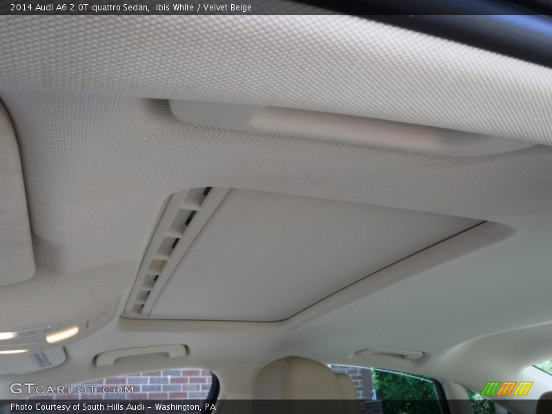 Ibis White / Velvet Beige 2014 Audi A6 2.0T quattro Sedan