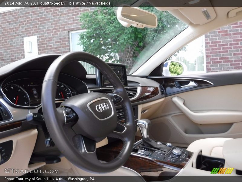 Ibis White / Velvet Beige 2014 Audi A6 2.0T quattro Sedan