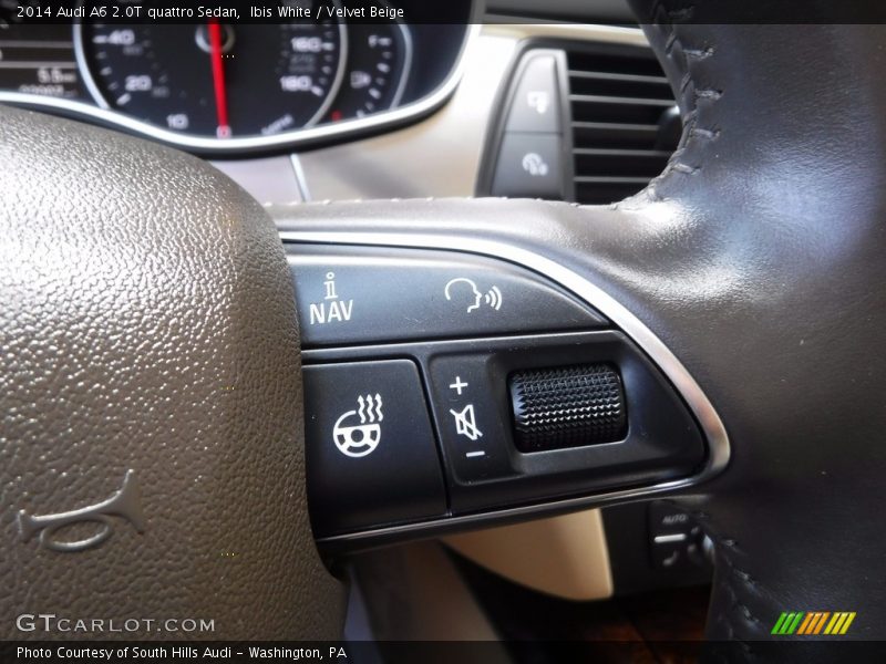 Ibis White / Velvet Beige 2014 Audi A6 2.0T quattro Sedan