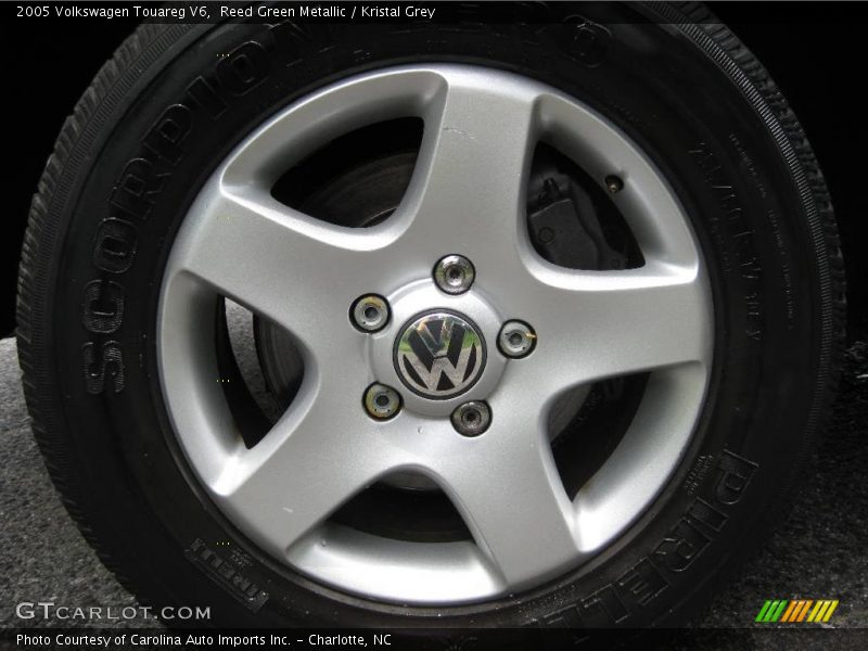 Reed Green Metallic / Kristal Grey 2005 Volkswagen Touareg V6