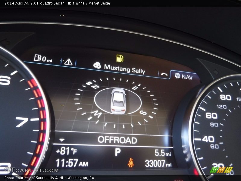 Ibis White / Velvet Beige 2014 Audi A6 2.0T quattro Sedan
