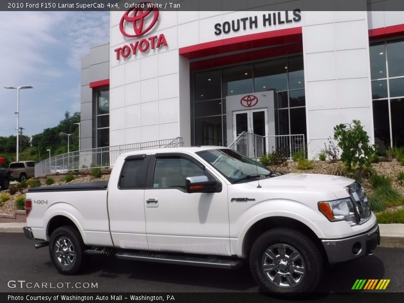 Oxford White / Tan 2010 Ford F150 Lariat SuperCab 4x4