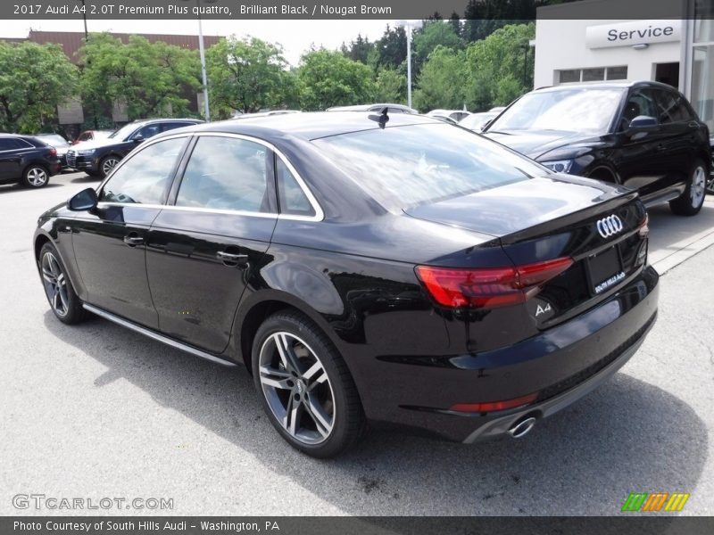 Brilliant Black / Nougat Brown 2017 Audi A4 2.0T Premium Plus quattro