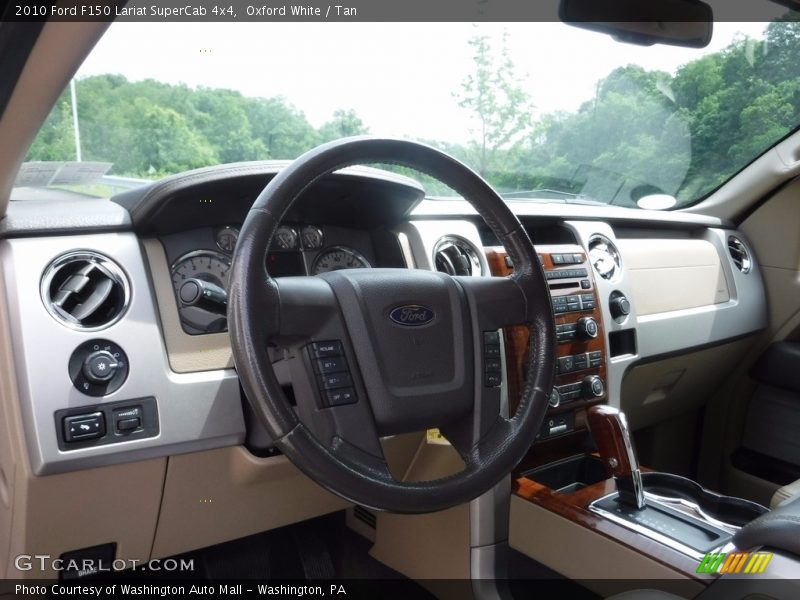 Oxford White / Tan 2010 Ford F150 Lariat SuperCab 4x4