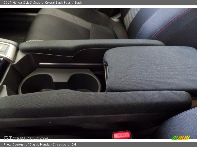Crystal Black Pearl / Black 2017 Honda Civic Si Sedan