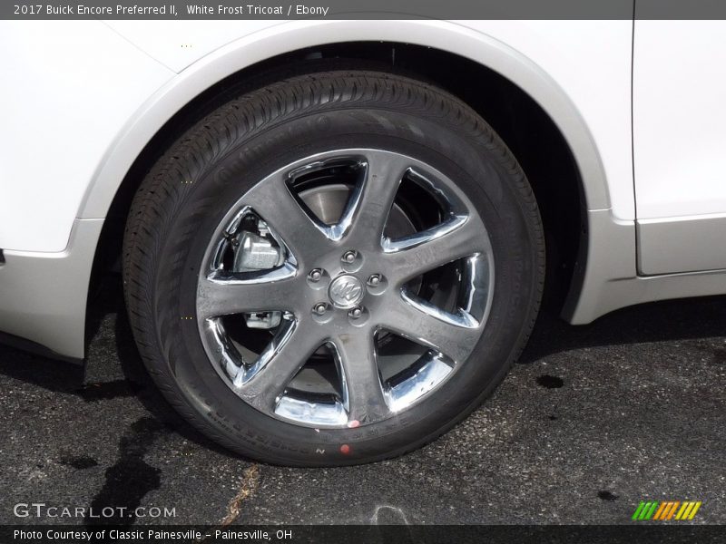 White Frost Tricoat / Ebony 2017 Buick Encore Preferred II