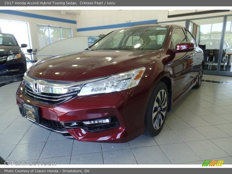 Crimson Pearl / Ivory 2017 Honda Accord Hybrid Touring Sedan