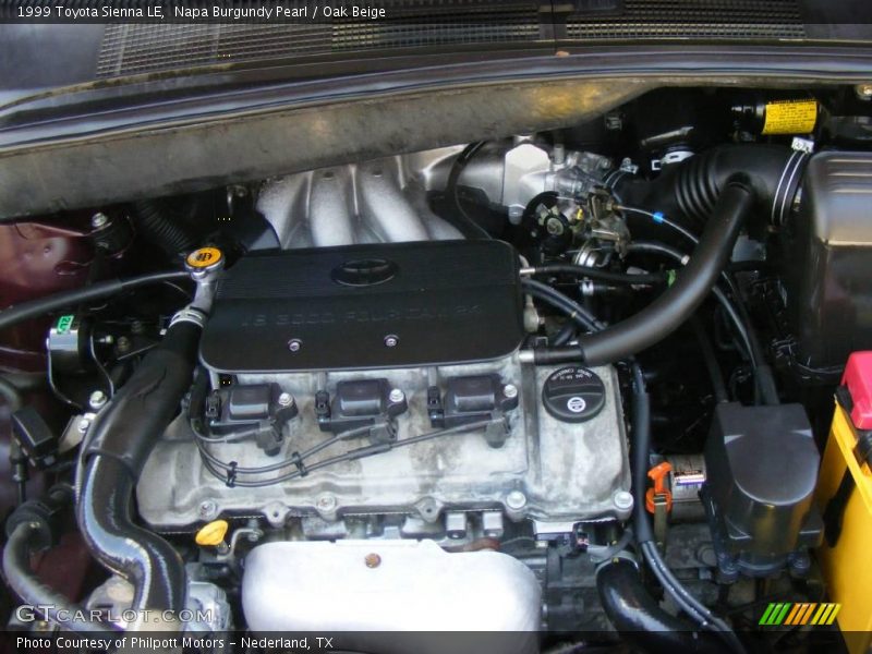 Napa Burgundy Pearl / Oak Beige 1999 Toyota Sienna LE