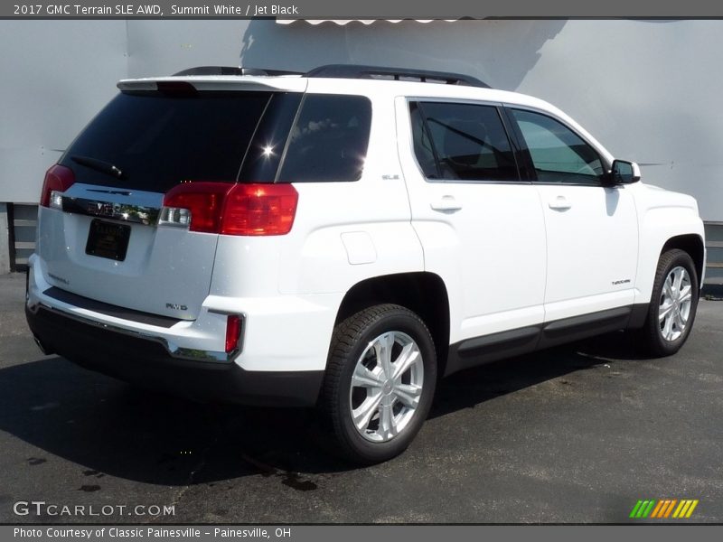 Summit White / Jet Black 2017 GMC Terrain SLE AWD