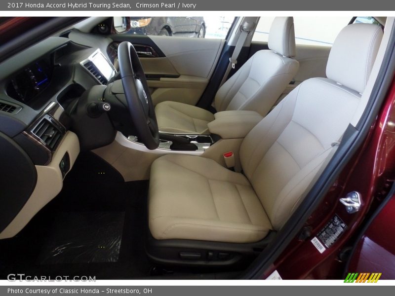 Crimson Pearl / Ivory 2017 Honda Accord Hybrid Touring Sedan
