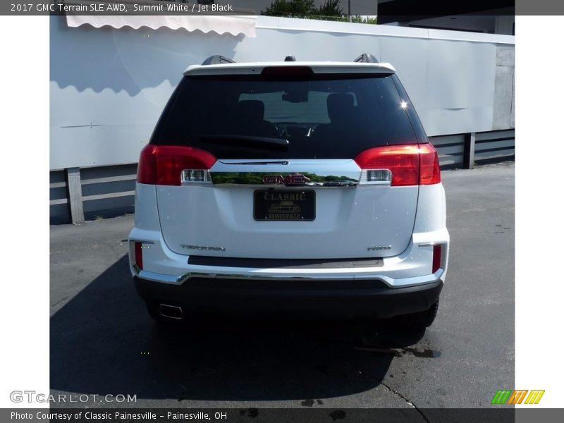 Summit White / Jet Black 2017 GMC Terrain SLE AWD