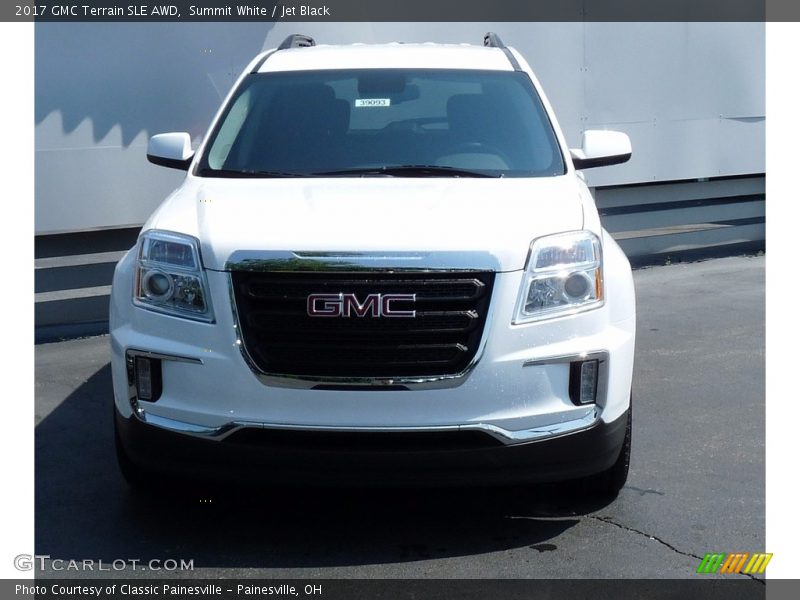 Summit White / Jet Black 2017 GMC Terrain SLE AWD
