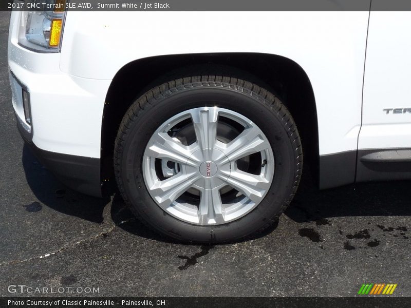 Summit White / Jet Black 2017 GMC Terrain SLE AWD