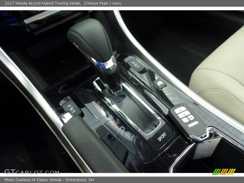 Crimson Pearl / Ivory 2017 Honda Accord Hybrid Touring Sedan