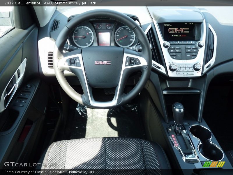 Summit White / Jet Black 2017 GMC Terrain SLE AWD